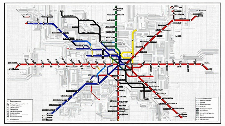 LONDON TUBE - Technical Schematic