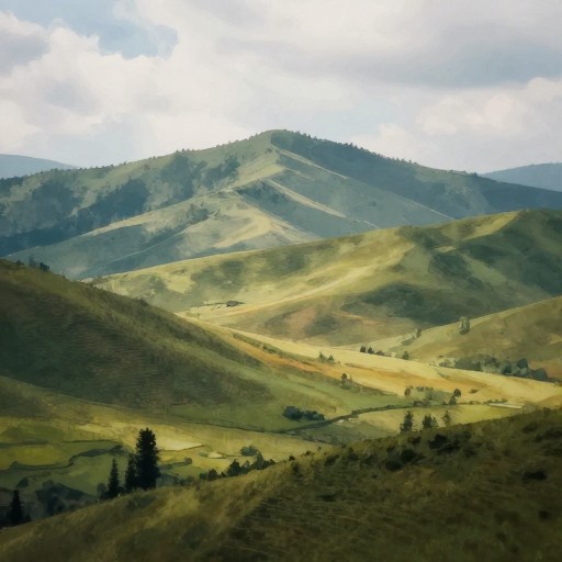 NATURE LANDSCAPE - Color Blur