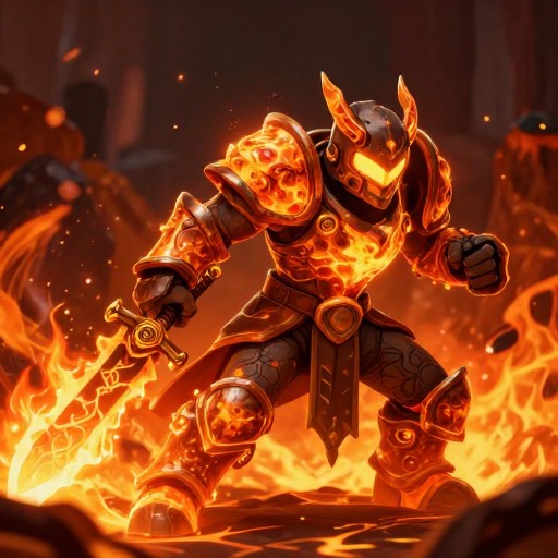 MOLTEN KNIGHT - Action Shot