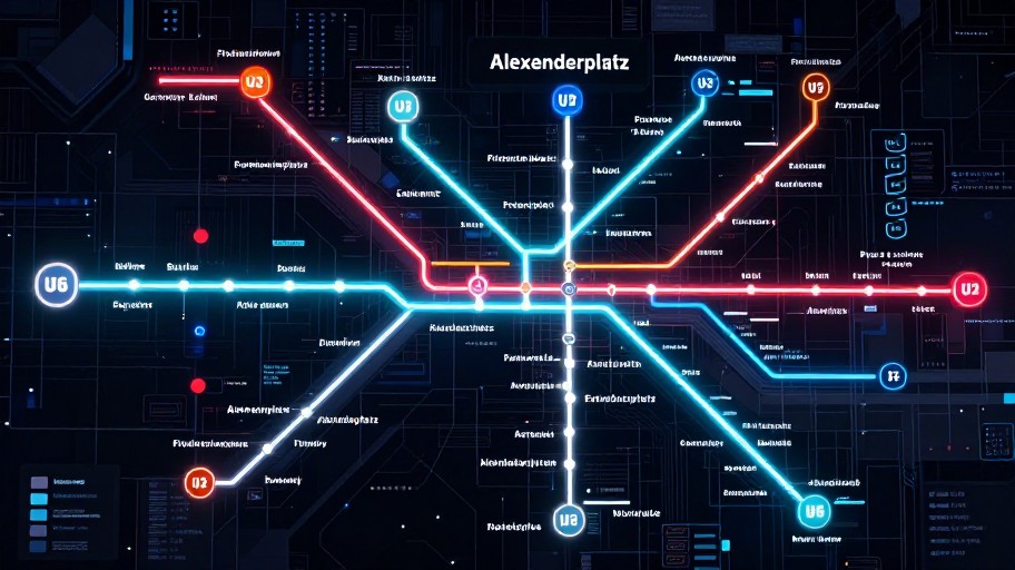 BERLIN U-BAHN - Neon Metro