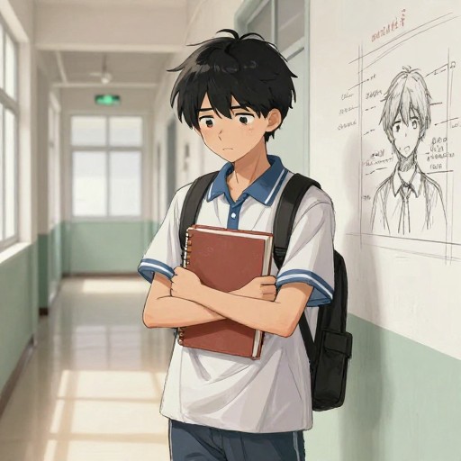 SHY STUDENT - Concept Sketch