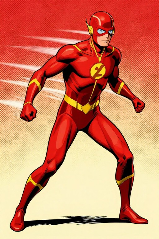 CRIMSON DASH - Retro Poster