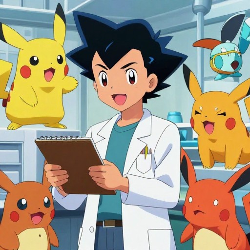 POKEMON PROFESSOR - Anime Style