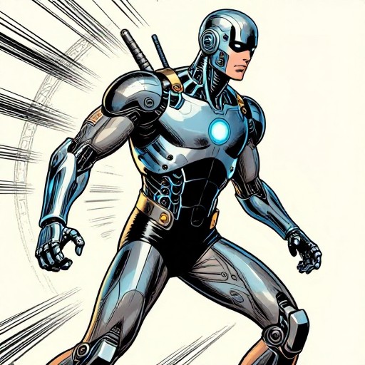 CYBER WARRIOR - Classic Comic