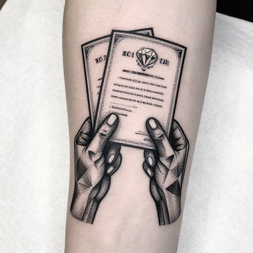 DIAMOND HANDS - Blackwork