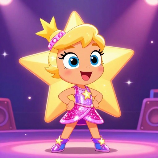 SPARKLE STAR - HD Cartoon