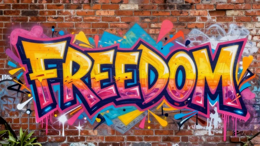 FREEDOM - Street Graffiti