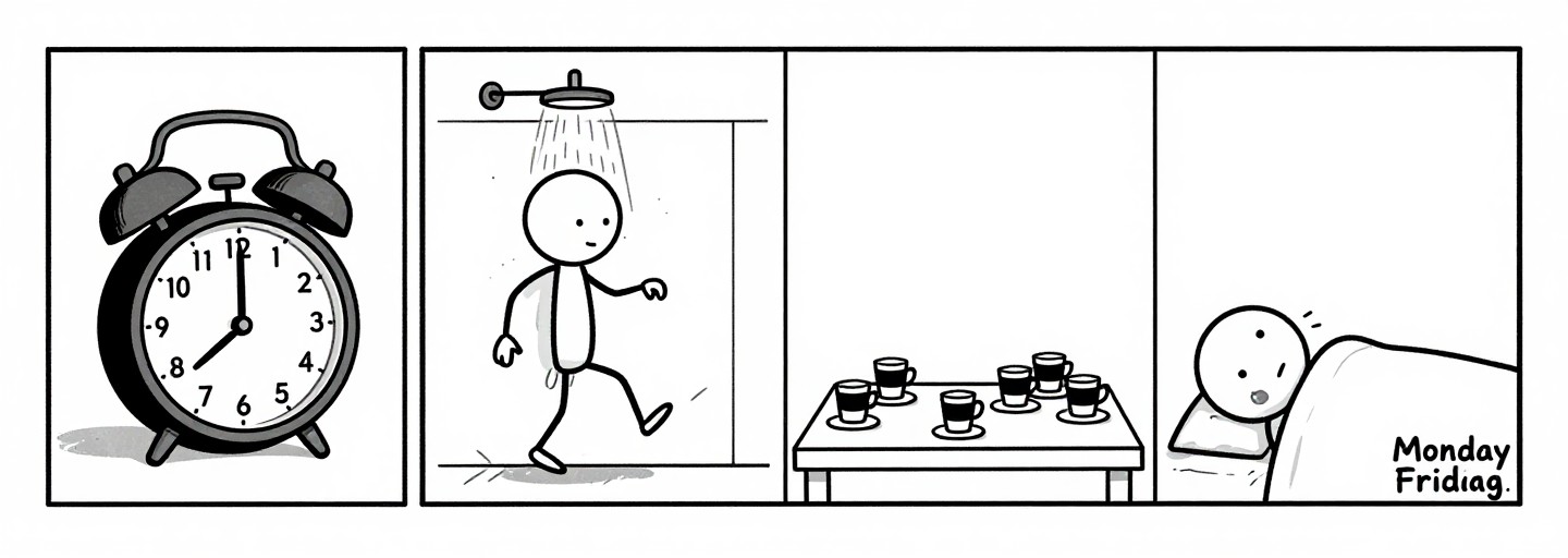MONDAY BLUES - XKCD Style