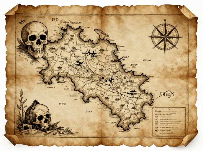 PIRATE ADVENTURE - Classic Parchment