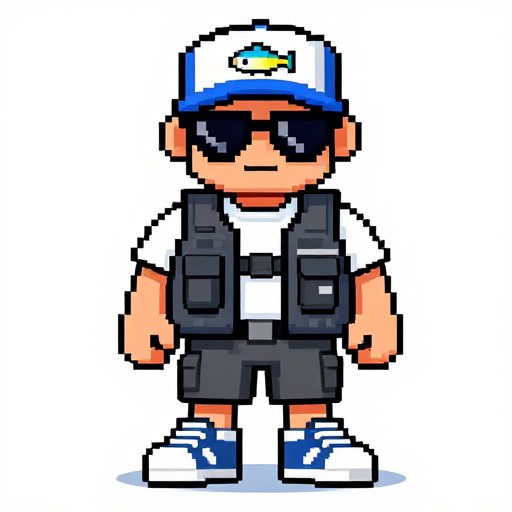 MODERN ANGLER - Pixel Art