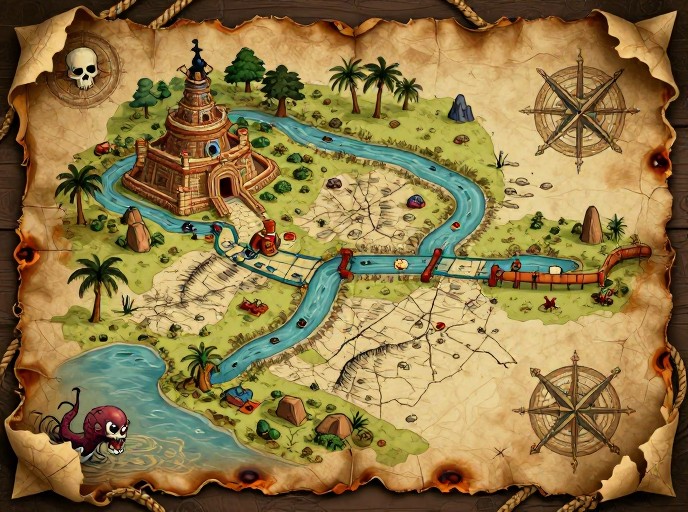 JUNGLE EXPEDITION - Pirate Scroll