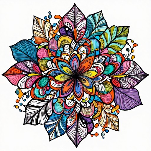 MICHAEL ABSTRACT - Floral Garden