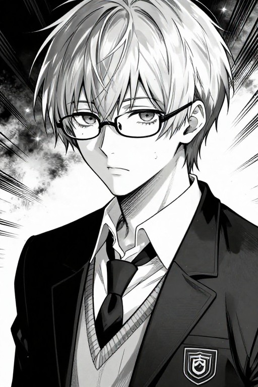 MYSTERIOUS NEWCOMER - Manga Panel