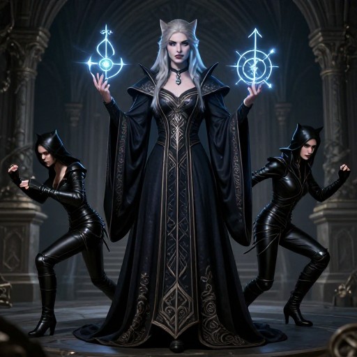 SORCERESS OC - Cat School