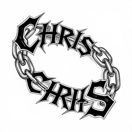 GEOMETRIC MONO - Chain Link