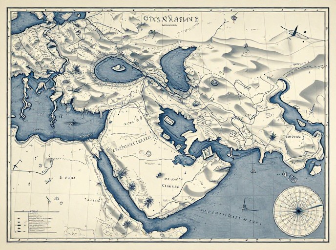 DESERT TREASURE - Nautical Chart