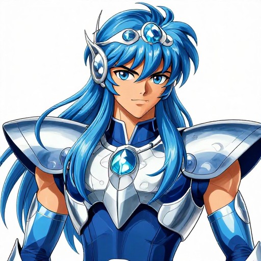 BLUE PALADIN - Detailed Portrait