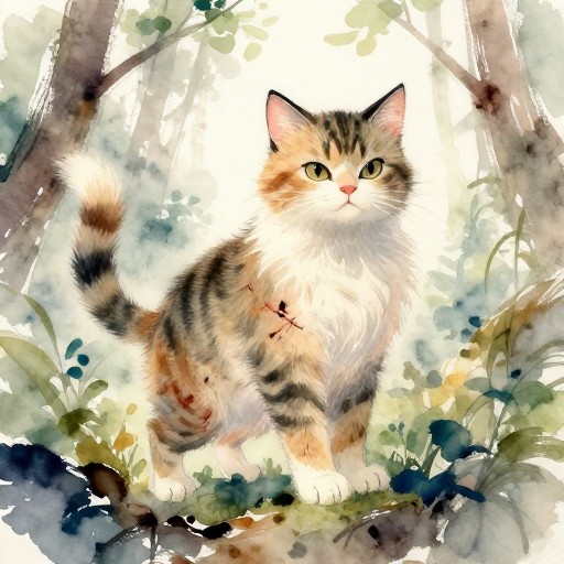 BRAVE WARRIOR - Watercolor