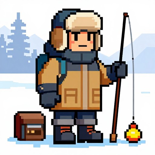 ARCTIC FISHER - Pixel Art