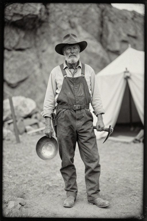 GOLD PROSPECTOR - Daguerreotype