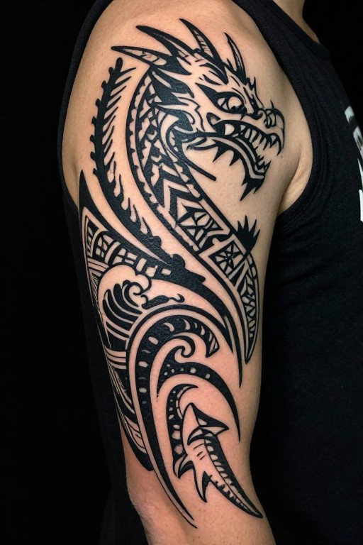 DRAGON TRIBAL - Polynesian