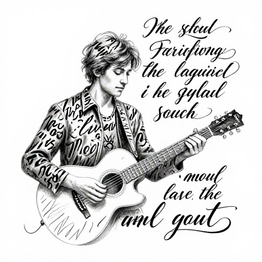 SONG LYRICS - Handwritten