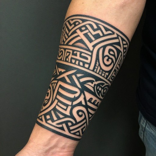 FOREARM BAND - Polynesian