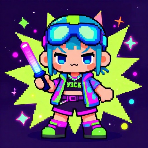 RAVE QUEEN - Pixel Doll
