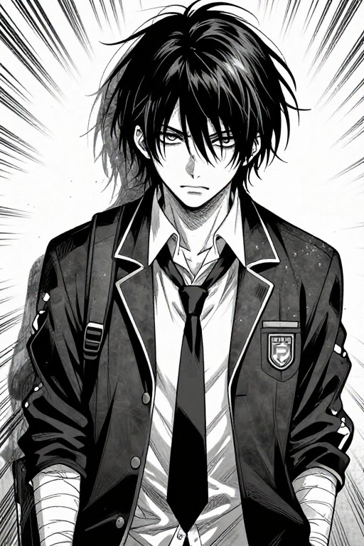 DELINQUENT REBEL - Manga Panel