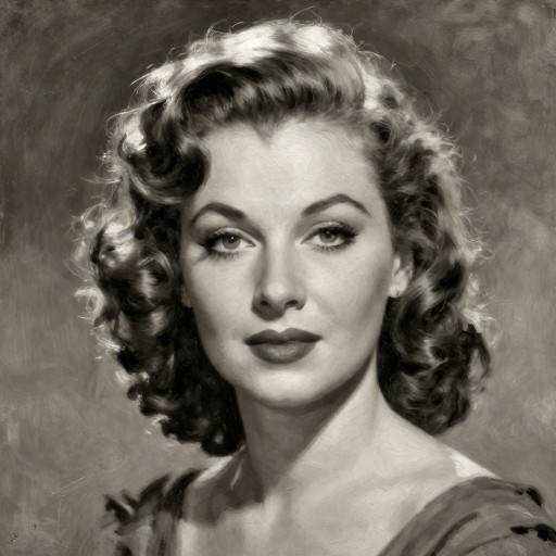 VINTAGE GLAMOUR - Oil Painting