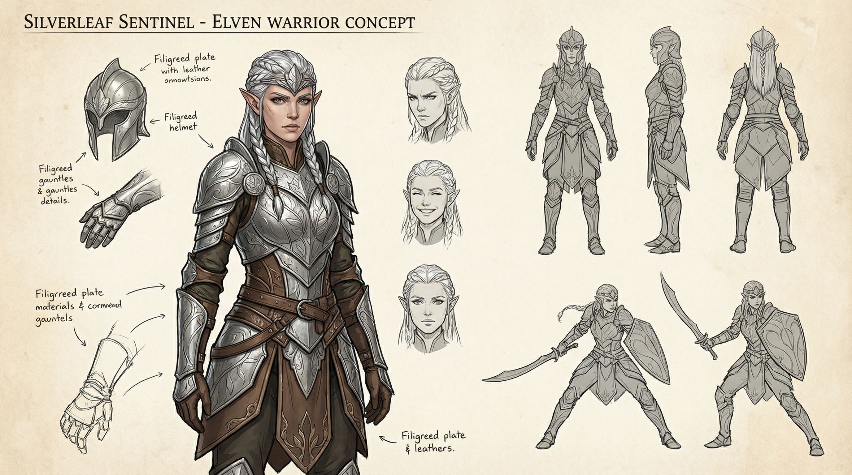 Character design sheet