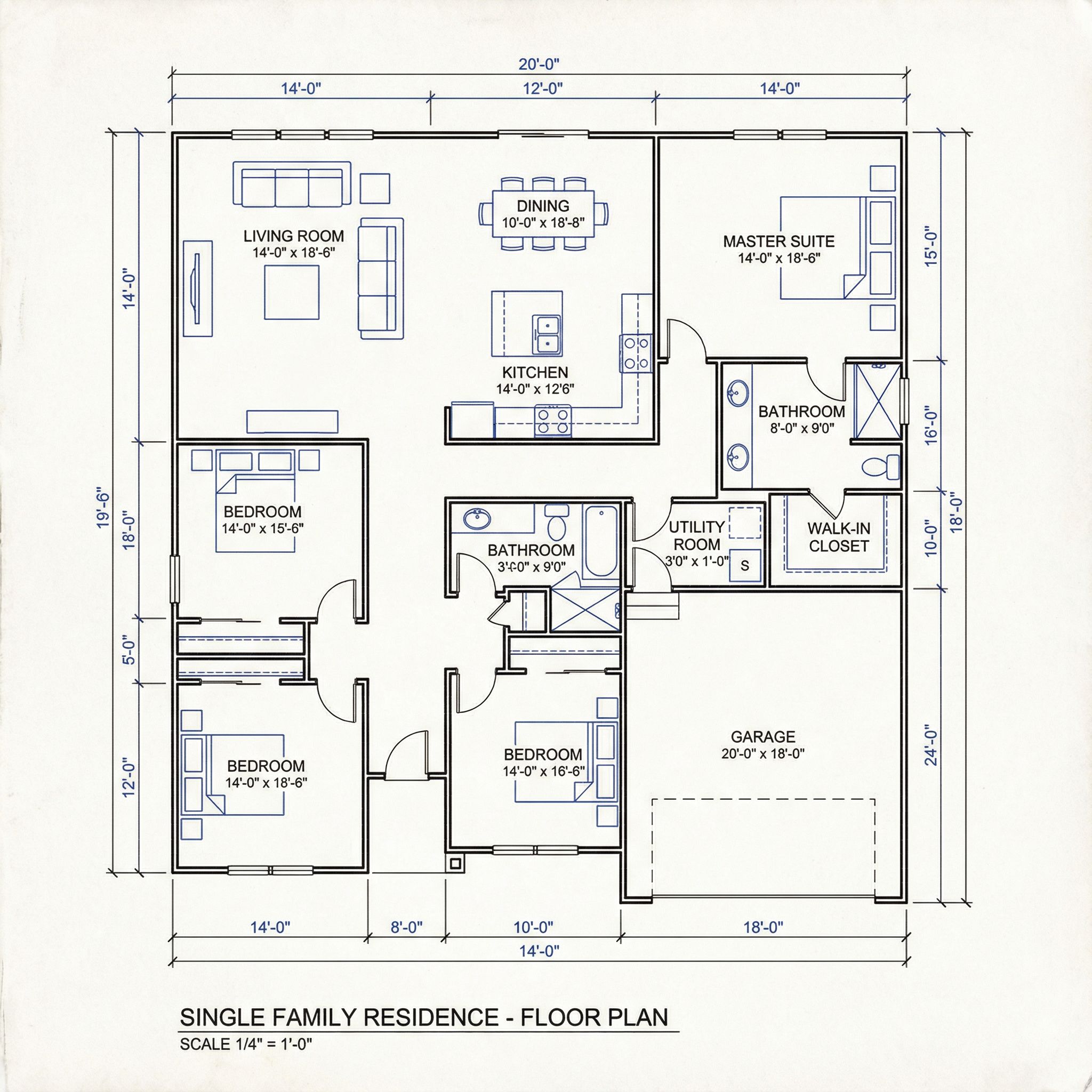 AI-generated floor plan