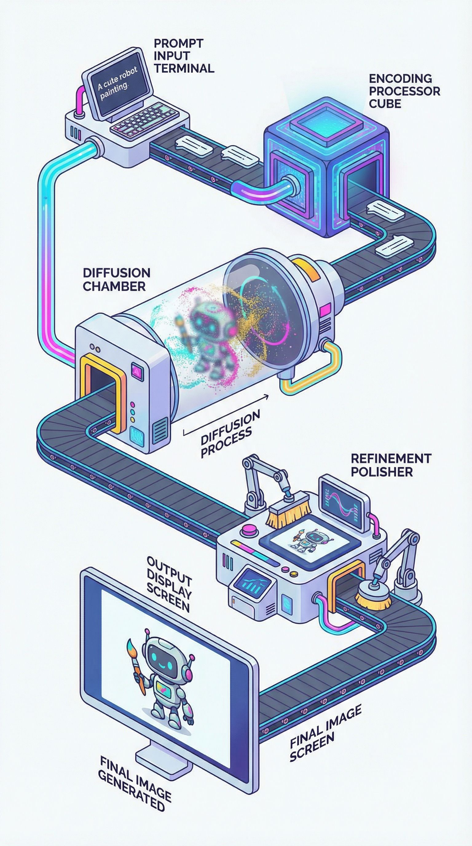 Isometric 3D Factory
