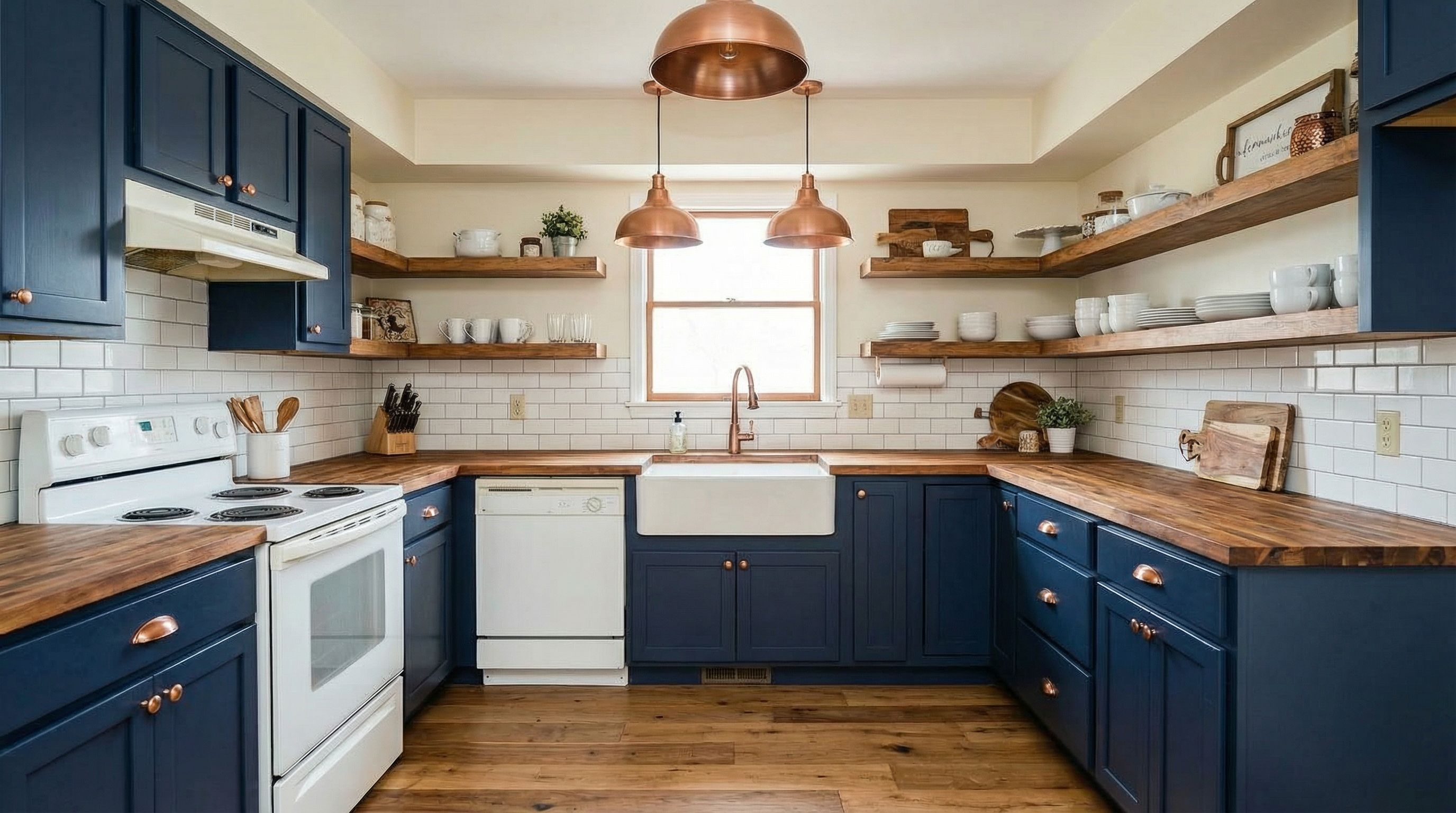 Warm Farmhouse Kitchen