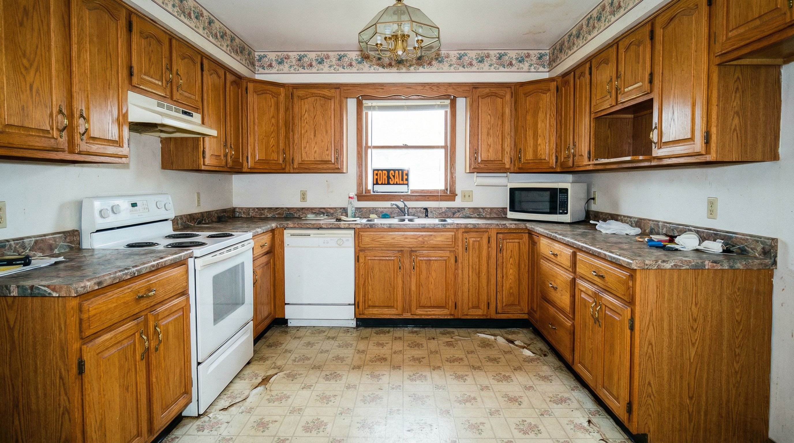 Kitchen before remodel
