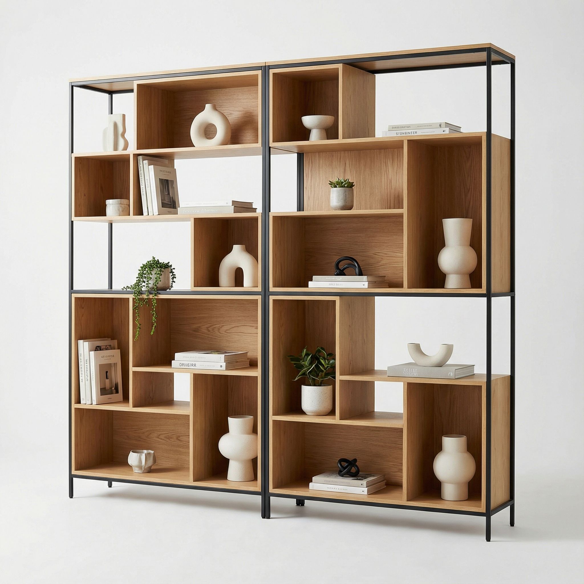 Geometric Bookshelf
