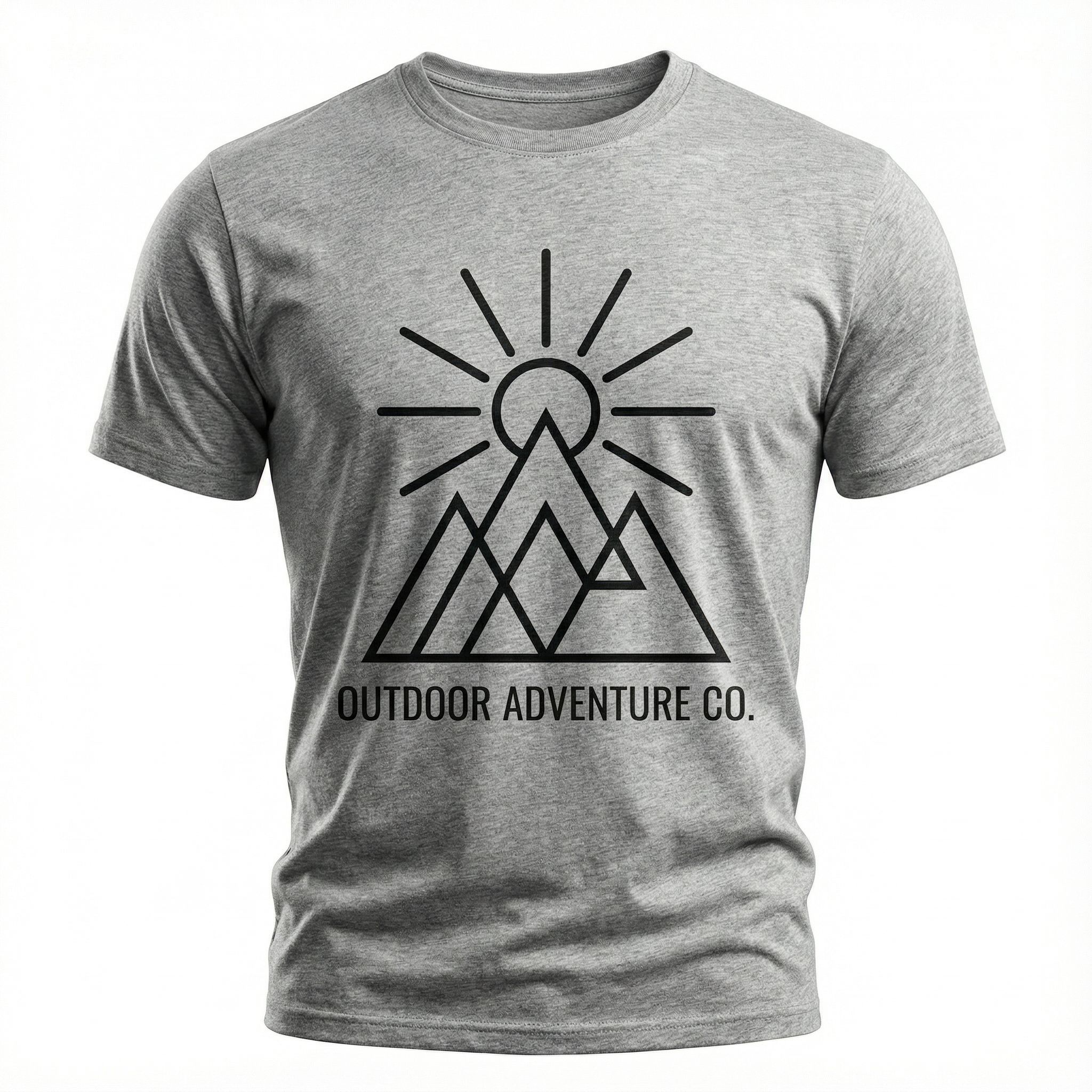 T-shirt mockup with logo