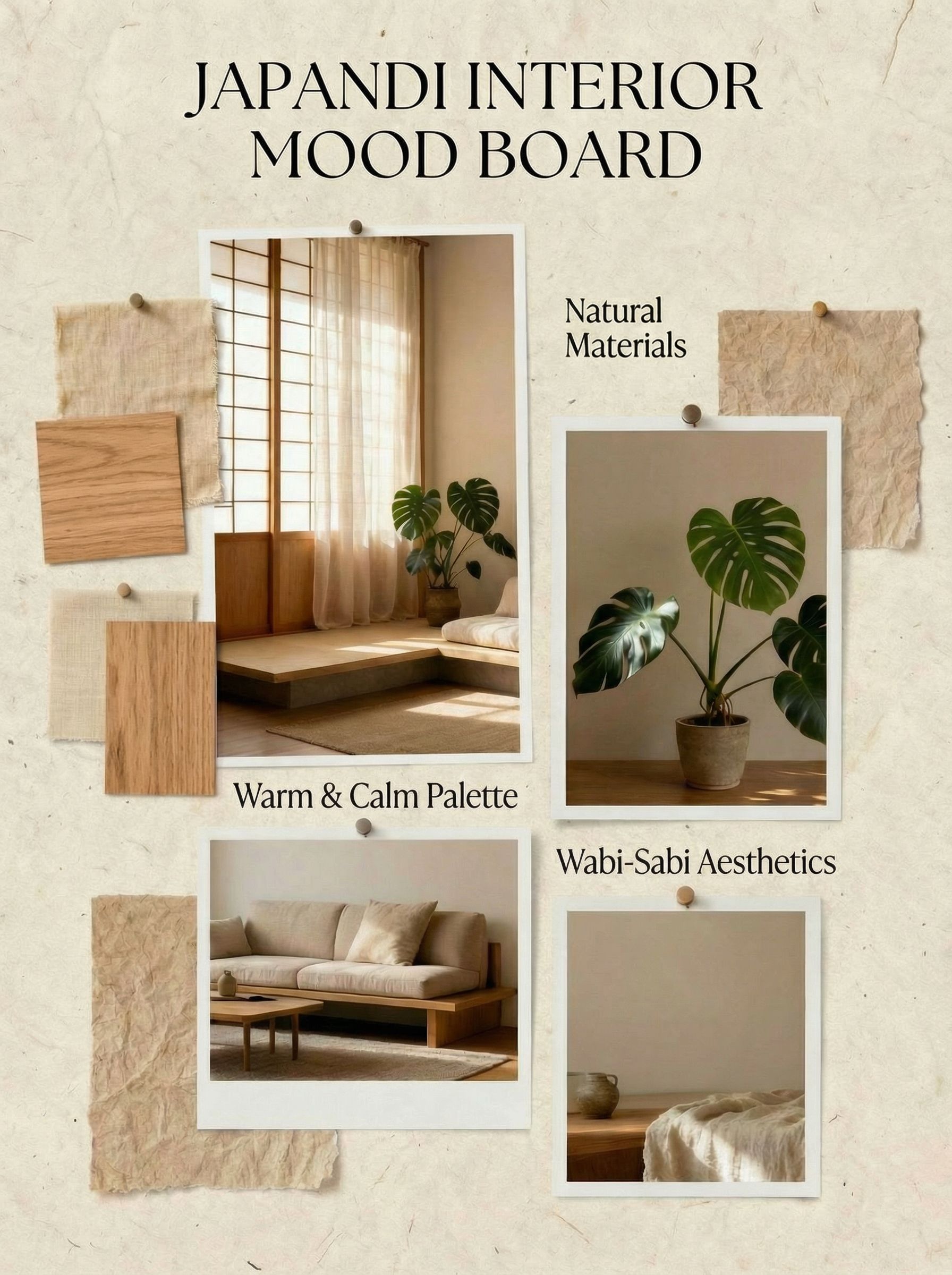 Pinterest format mood board