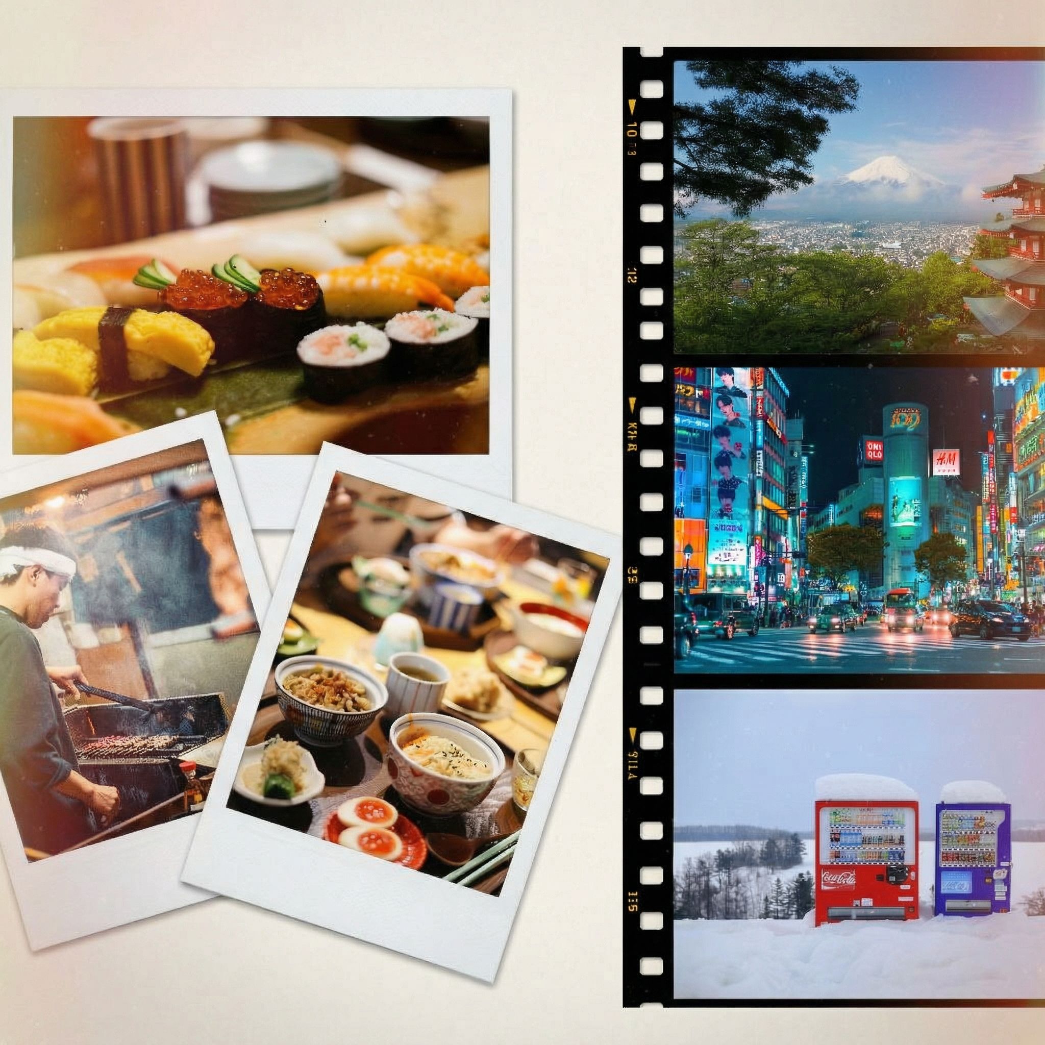 Polaroid & Film Strip