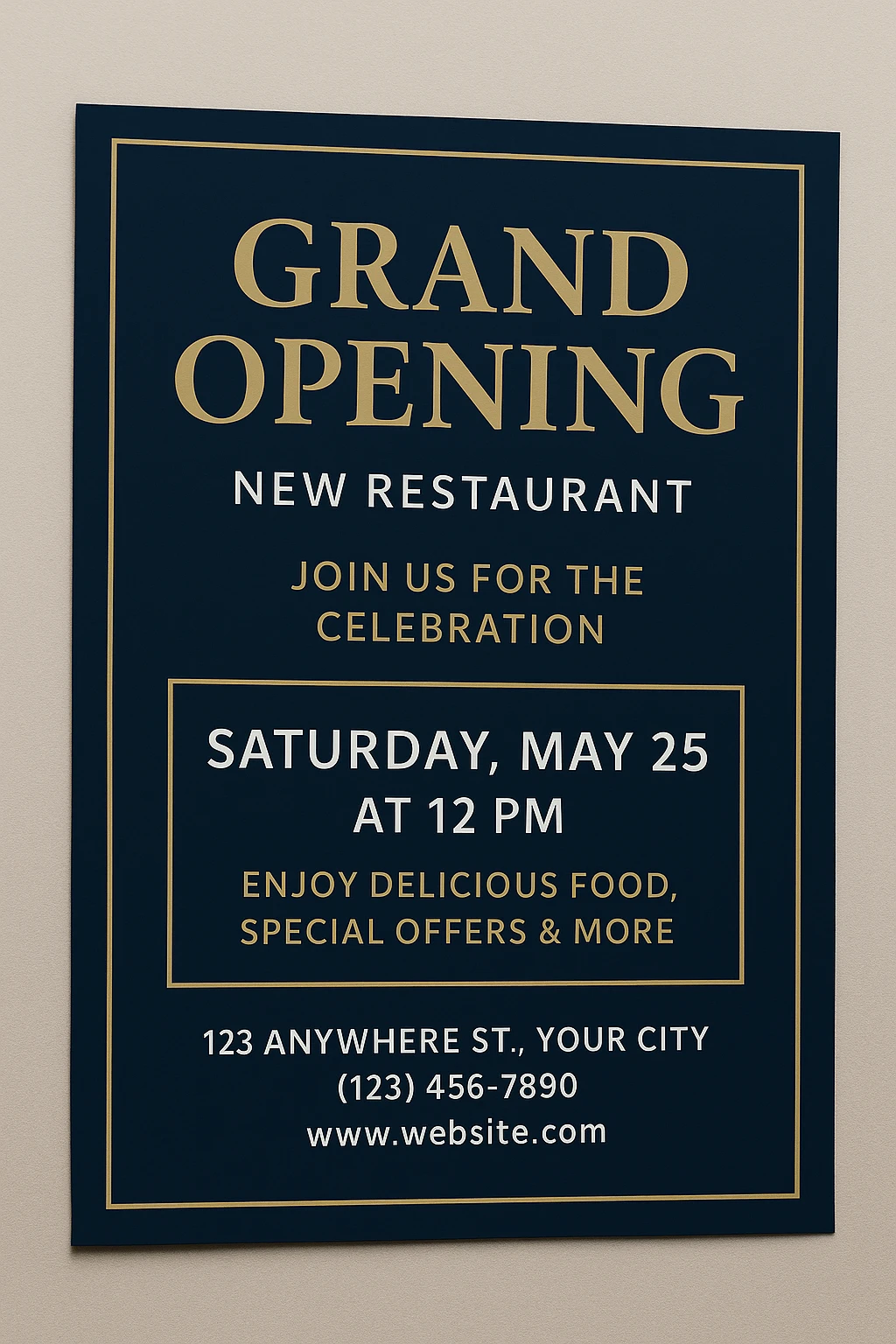 Business Flyer - GPT Image 1