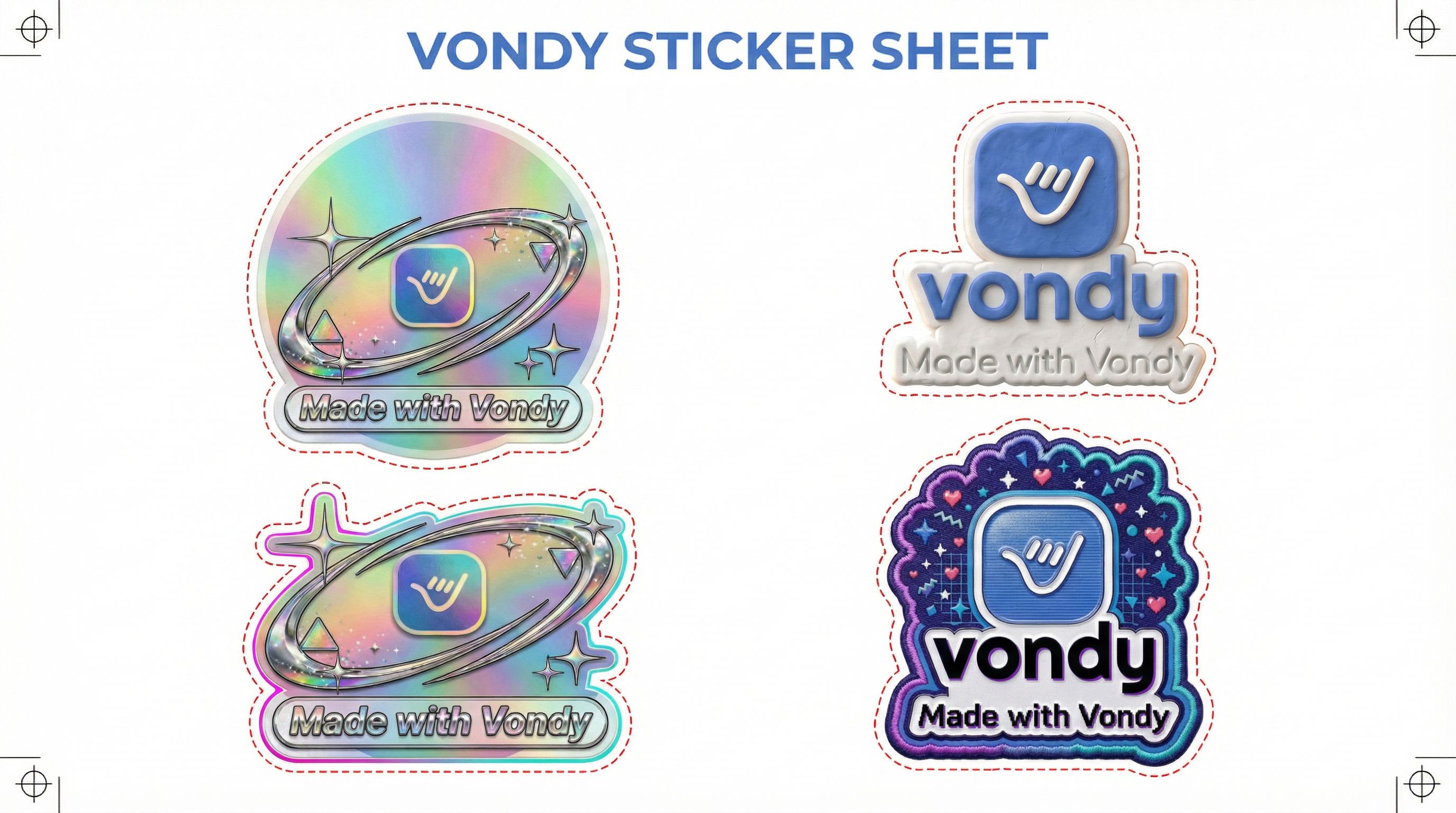 Sticker sheet with multiple die-cut stickers