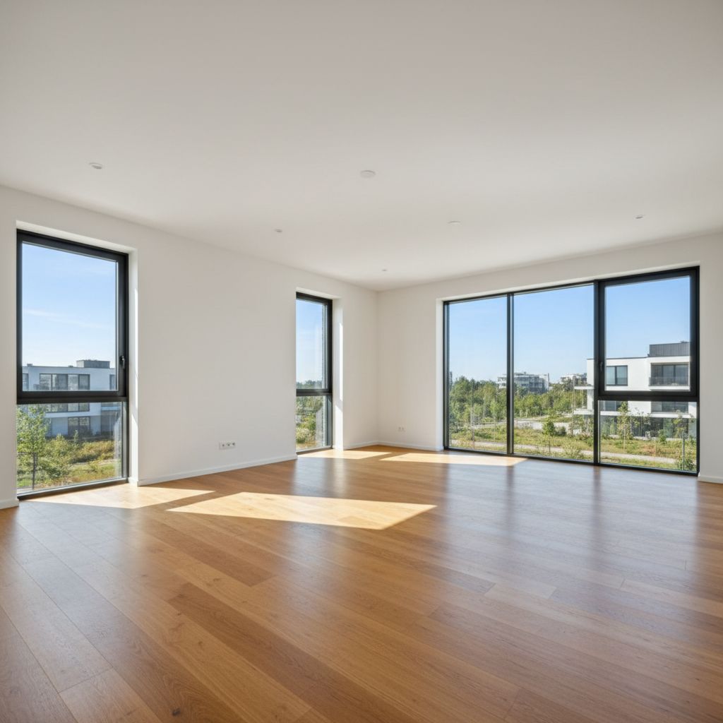 Empty room before staging